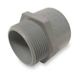 Pvc Conduit Grey 1 Inch Male Adapter