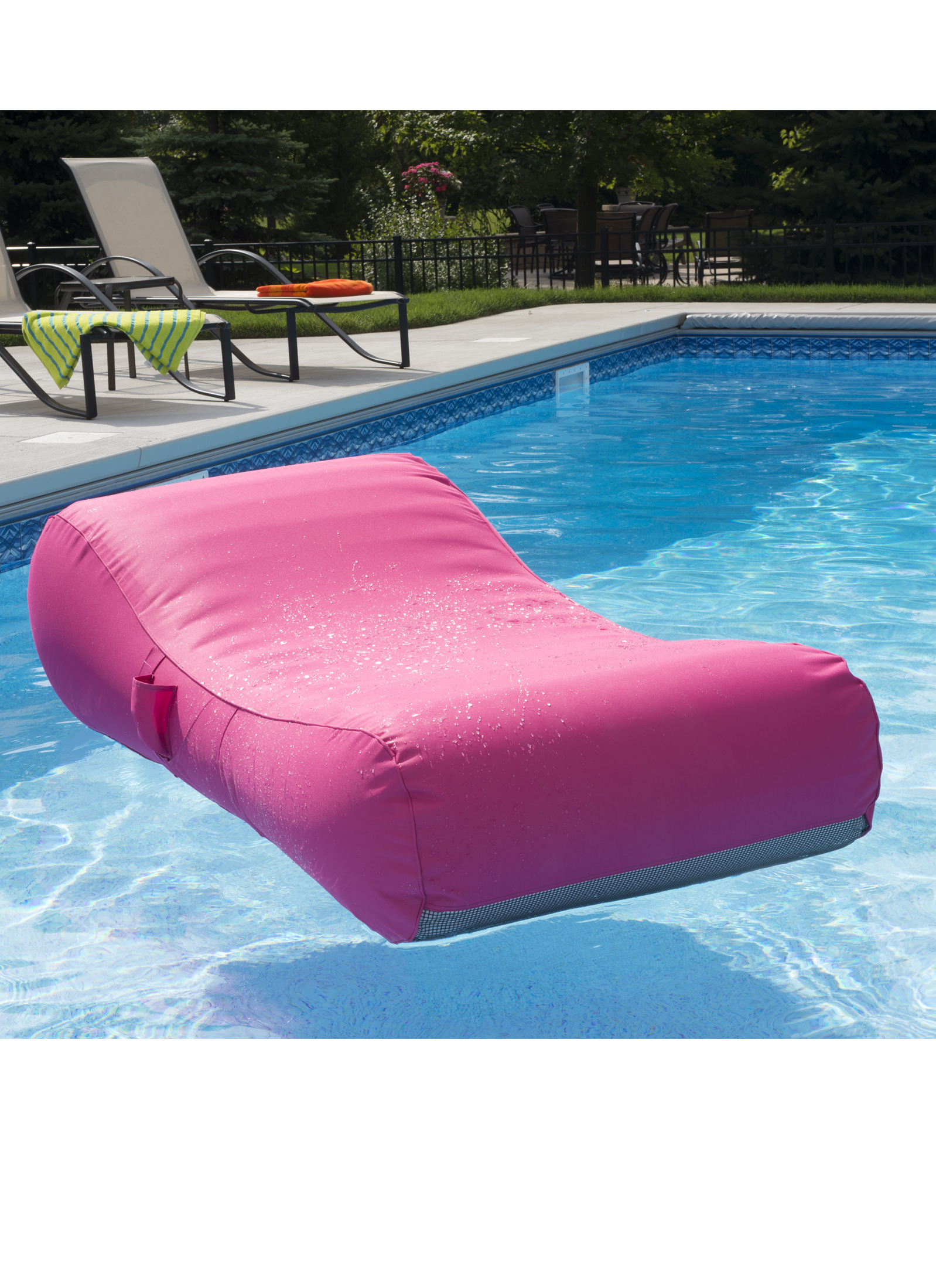 Capri Inflatable Lounger Fuchsia