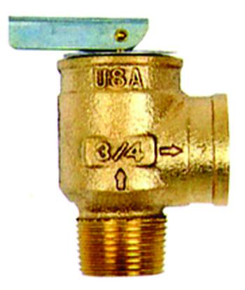 10-417-15 Hot Water Relef Valve 3/4 Asme