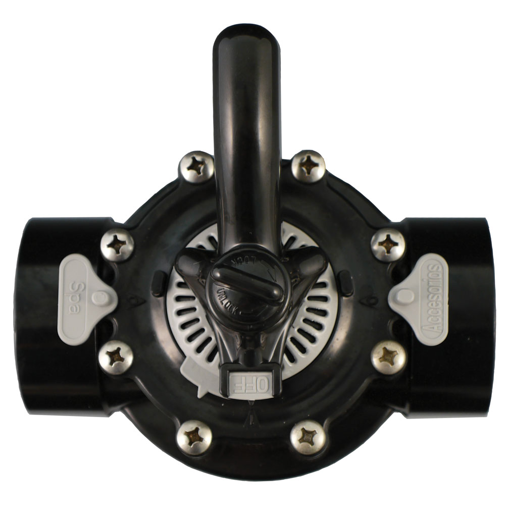 1 1/2 In X 2 In Diverter Valve-Black