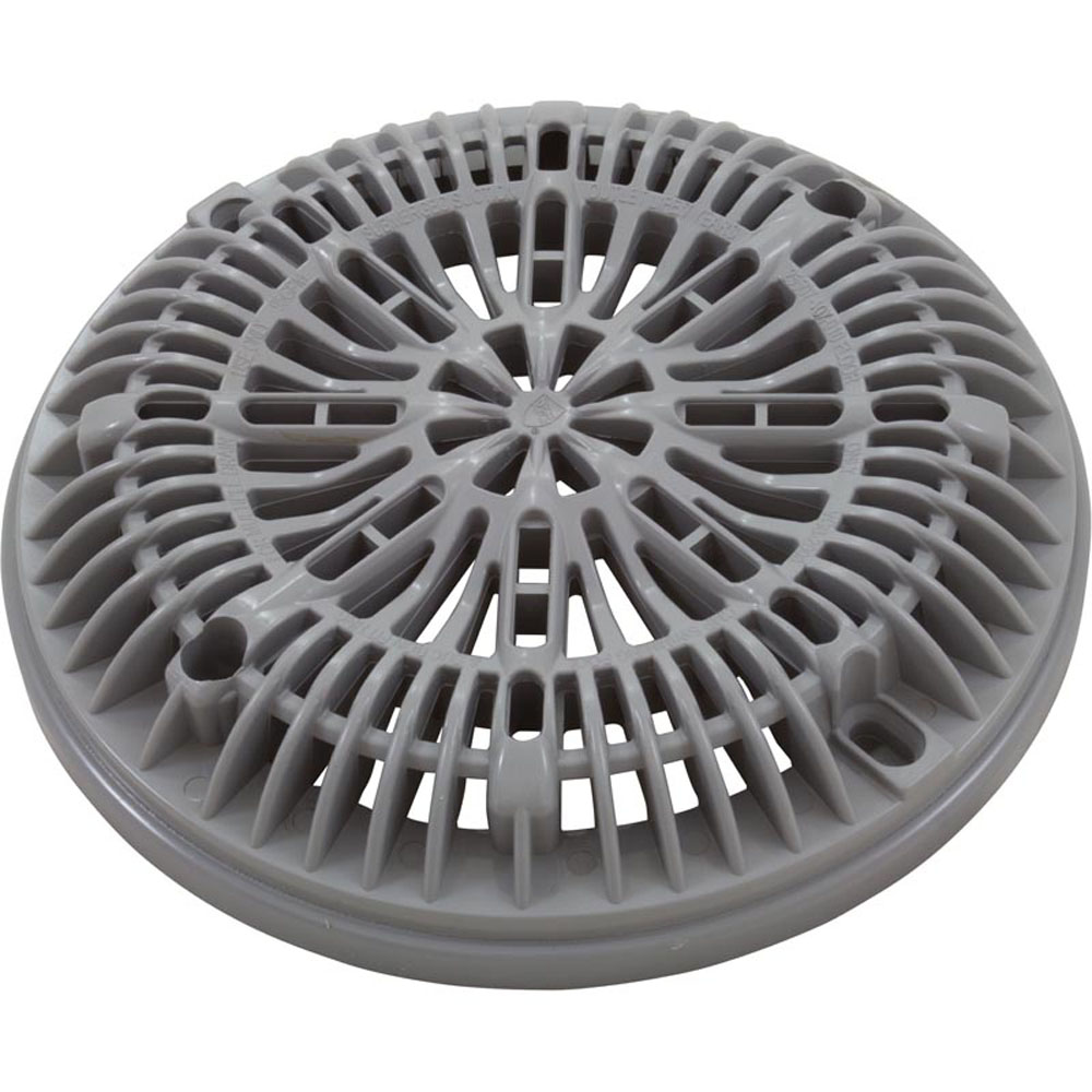 Vinyl Main Drain Ring/Lid-Gray