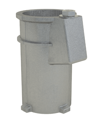 PS-4019-A 4In Conc Socket-Alum